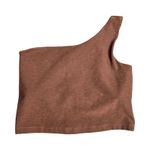 Beyond Yoga  Brown Spacedye Bold Shoulder Cropped Tank & Legging Set Size: M Photo 2