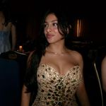 La Femme Gold Dress Photo 3