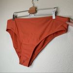 Kona Sol  high coverage hipster bikini swimsuit bottom in rust red size 20/22 Photo 3