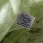 Vanity Fair Vintage  Lime Green Lace Top Slip Photo 7