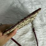 Coach  Brown Red Canvas Wristlet Photo 6