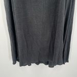 Eileen Fisher Size Petite Large Skirt Gray Grey 100% Linen Stretch Waist Light Photo 4