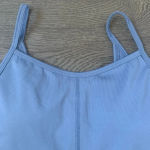 Yogalicious Illusion Ribbed Lotus Short Romper - Size M - Light Blue - NWT Photo 7