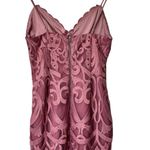 Bardot 4 XS Gia Lace Pencil Midi Dress Spaghetti Strap Pink Photo 7