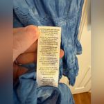 Allison New York Women Lulu Mini Dress Indigo Blue Dye Lace Cotton Size Small Photo 9