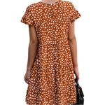 KIRUNDO Babydoll Tiered Casul Red and White Dress (965) Size XL Photo 2