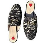 Gucci Princetown Romantic lace horsebit mules Black/Cream lace detail Size 36 Photo 2