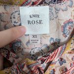 Knox Rose  Floral Pussybow Tie Blouse Boho XS Photo 5