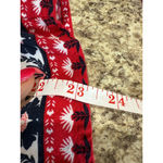 Westport Women's Red & Black Floral Print Sleeveless Blouse XS Photo 4