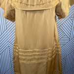 Marc Jacobs Mustard Yellow Silk Ruffle Dress Photo 2