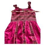 EUC pink boho Western print baby doll midi tank dress Mi Ami Francesca’s L Size L Photo 6
