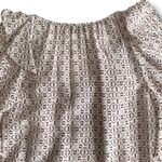 Madewell Women’s 100% Silk Lily Ruffle Echo Grid Print Sleeveless Top Size S Photo 6