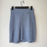 superdown  Serina Blue Sweater Knit Mini Skirt S Photo 6