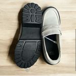 Wild Fable NWT Women's Cream White Faux Leather Platform Penny Loafers Photo 2