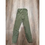 Good American ‎ Olive Green Ribbed Knit High Waist Leggings Tights Yoga Pants Photo 1
