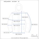 puffer coat hood gray knit cuffs 1980s Size undefined Photo 1