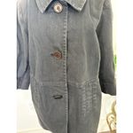 Avenue  Plus Size Jacket, Women's Gray 3/4‎ Sleeve Button Down Coat Photo 1