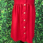 Red casual cute holidays dress plus size 0XL Red Photo 5
