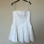 House Of CB  'Marcy' White Pleated Mini Dress‎ NWOT size XL Photo 2