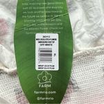 Farm Rio Mixed Cross Stitch Flowers Embroidered Long Balloon Sleeves Crop Top XL Photo 9