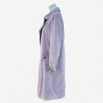ZARA Outerwear Faux Suede Lavender Trench Coat Women’s S - Soft Chic Photo 2