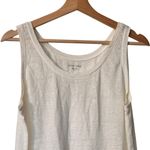 Eileen Fisher  organic linen ivory sleeveless Top size M Photo 4