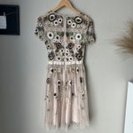 Needle & Thread Needle & Thread Dress Woodland Floral Embellished Tulle Pastel Pink Minidress 2 Photo 10