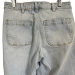 Oat New York Women’s Size 26 Wide Leg Crop Jeans Light Wash Blue Photo 4