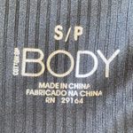 COTTON ON BODY Black Ribbed Mini Skort Skirt Small Lined Shorts Pull On Styling Photo 3