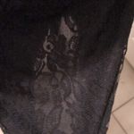 MAC & JAC Black lined Lacey mini Skirt Size L Photo 2