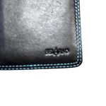 Belarno Multi Colored Leather Credit Card Wallet Black Photo 1
