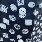 Jones New York Black and White Button Down Short sleeve shirt Sz 16 Photo 4