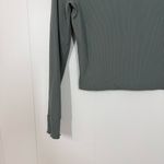 Outdoor Voices  Green Ribbed Long Sleeve Top Photo 8