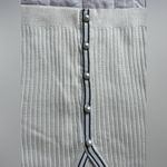 Talbots Cream Navy Trim V Neck Rib Knit Cardigan Sweater Old Money Preppy - XL Photo 1