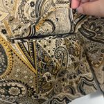 New Summum Paisley Fantasy Blazer brown tan yellow size 36 / small workwear Photo 6