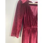 Baltic Born Sofia Velvet Maxi Dress Womens M Whimsigoth Holiday Burgundy Wedding Photo 3