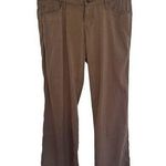 prAna Womens Breathe Hiking Outdoor Straight Pants Size 8 Brown Nylon Stretch Photo 0