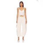 Free People  Cream colored Barrel Wide Leg Jeans - size 29 NWOT Photo 2