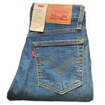Levi's NWT Levi’s Wedgie Jeans High Rise Skinny Distressed Dark Wash Size 25 | 0 NEW Photo 7