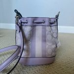 Mini Dempsey Bucket Bag In Signature Jacquard With Stripe And Coach Patch C8322 Photo 3