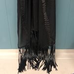 Preston & York  sheer evening scarf with woven‎ ribbon and edge tassel Photo 1