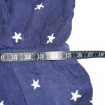 Cloth & Stone  Star Print Long Sleeve Navy Romper SMALL Photo 7