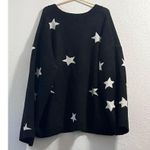Hot Topic New  Black Star Stars sweater 4 4x comfy cozy warm Photo 2