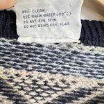 Vtg. Richmond 100% Wool Blue Gray Snowflake Pattern Sweater Womens Large Classic Photo 4