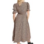 In The Style  Plus x Olivia Bowen milkmaid maxi dress in brown leopard print Photo 2
