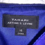 Tahari : Exude Elegance in this Deep Purple Silk Dress Photo 7