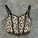 floral corset top Black Size XS Photo 0