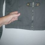 Passport M Cotton Military Army Green Zip Front Shacket Light Jacket Size M Photo 9