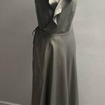 Anthropologie Wedding BHLDN SACHIN + BABI Tansy Green Wrap Gown Dress Size 6 Photo 0