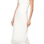 Cami NYC reba beaded and feather hem in White Sleeveless Dress Photo 1